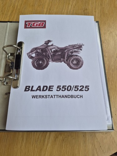 Benutzerhandbuch tgb blade - tgb, 550
