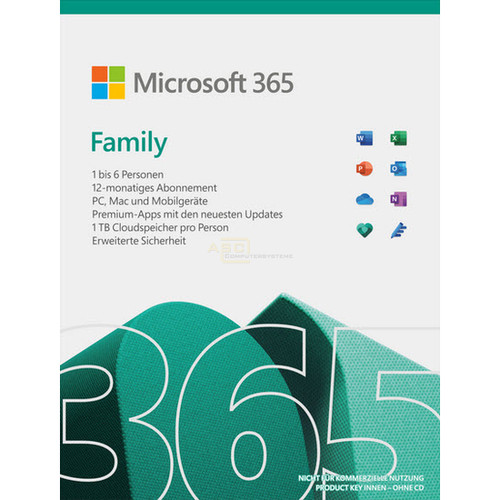 Microsoft 365 family - 365, (+