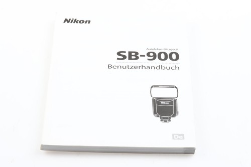 Nikon 900 benutzerhandbuch - sb-900,