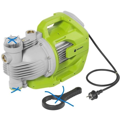 Toolcraft gartenpumpe 7000l - toolcraft,