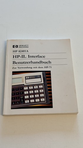 Hp 71 il interface - hp-71, hp-il