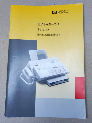 Benutzerhandbuch fax 950 - , hp